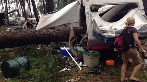 Virginia Campsite Storm Kills Couple In Tent Us News Sky News