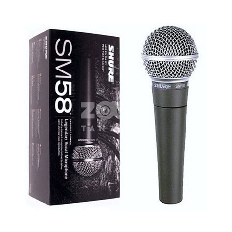 Shure Sm58 Handheld Dynamic Vocal Wired Microphone Sound And Lighting