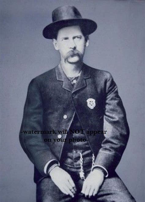 Wyatt Earp Portrait Photo Gunfighter Marshal Sheriff Tombstone Etsy