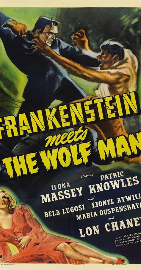 Frankenstein Meets The Wolf Man 1943 Full Cast And Crew Imdb