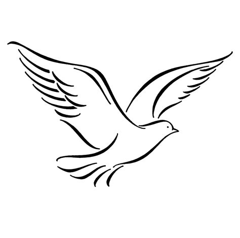 Descending Dove Clipart Christian Dove Symbol A Dove The Bird Of 2