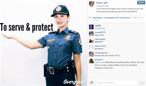Police Woman Joins Miss Earth Philippines When In Manila
