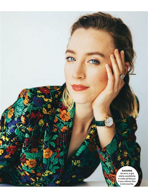 Ее имя на ирландском означает «свобода». SAOIRSE RONAN in Tu Sustyle Magazine, November 2020 ...