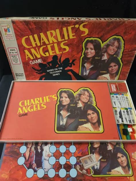 Vintage Charlies Angels Board Game 1977 Milton Bradley Complete Free