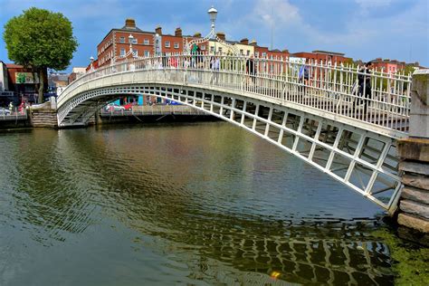 Hapenny Bridge In Dublin Ireland Encircle Photos
