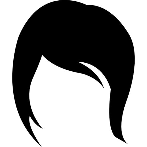 Female Short Hair Style Variant Free Icons