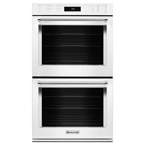 Kitchenaid 30 In Double Electric Wall Oven Self Cleaning With