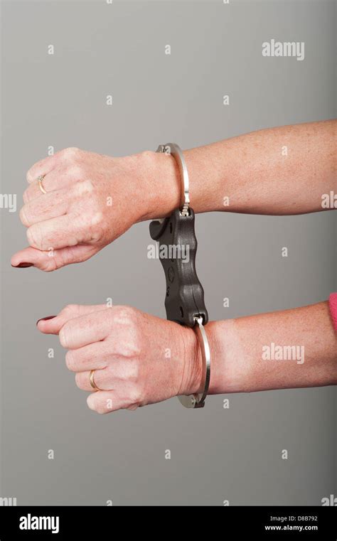 Locked In Police Issue Handcuffs Humane Restraint Cuffs Made By Hiatts