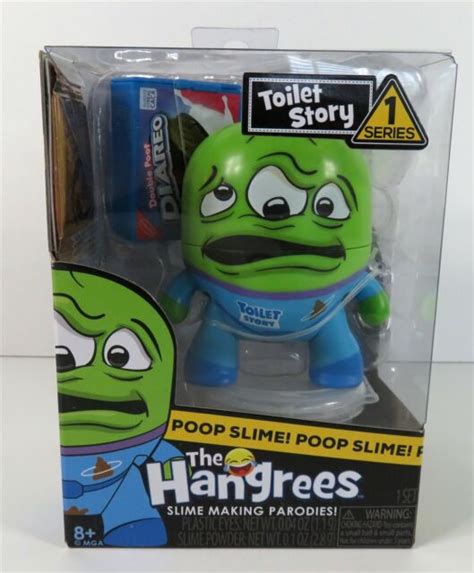 The Hangrees Toilet Story Slime Making Parodies Figure Poops Slime