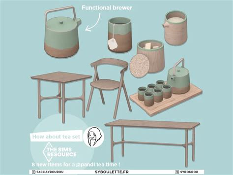 How About Tea Clutter Cc Sims 4 Syboulette Custom Content For The Sims 4