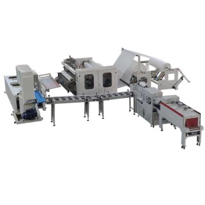 Full Automatic Labeling Maxi Kitchen Paper Towel Roll Making Machine Production Line China