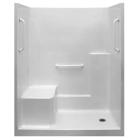 lowes shower stalls sterling and delta one piece shower kits from lowes showers prefab