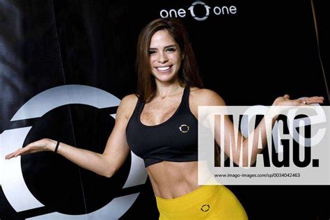 Michelle Lewin At The Worlds Largest Fair For Fitness Wellness And Health FIBO At Koelnmesse