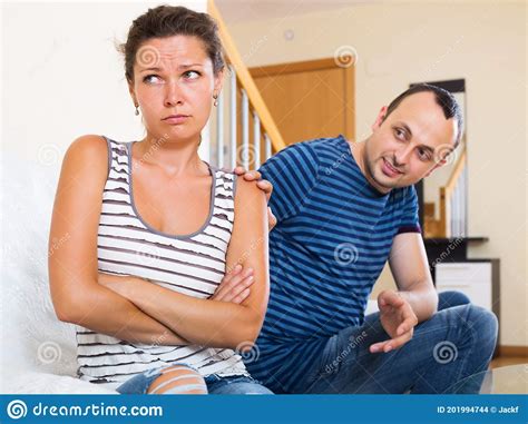 Partner Asking For Forgiveness Stock Photo Image Of Conflict