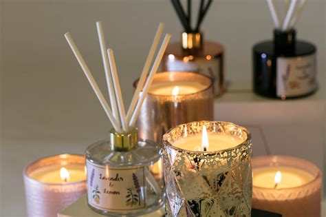Product Photography Of Diffusers And Candles By Lavender And Rose Zoom