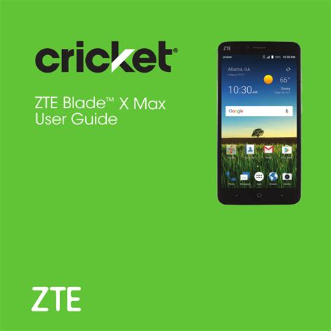 Zte Blade X Max User Guide Manualzz