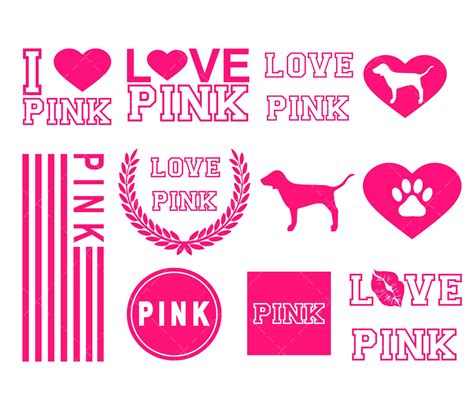 Love Pink Svg Bundle Pdf Png Pink Nation Svg