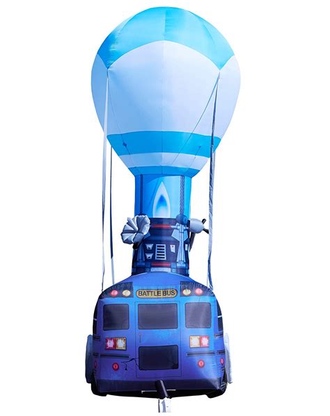 Battle royale that transports players to the island at the beginning of every game. 17.5-Foot Fortnite Battle Bus Inflatable | GadgetKing.com