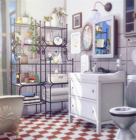Lana Cc Finds “ikea Inspiration” Bathroom Mini Set Sims 4 Blog