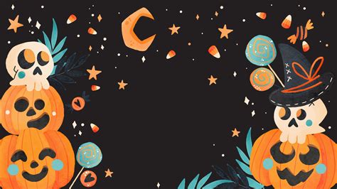 Free Halloween Zoom Virtual Background Templates To Edit Canva Vlrengbr