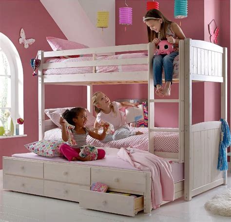 Our convertible couch bunk beds are ideal if you have small children of your own or regularly host friends and relatives with growing families. Triple Bunk Bed Pull Out Trundle Bed With Storage Drawers ...