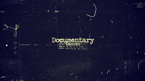 Documentary Teaser After Effects Templates Motion Array