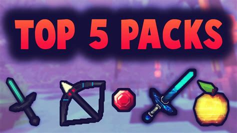 Top 5 Pvp Texture Packs Minecraft 18 Chrom Youtube