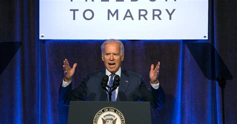 Biden Celebrates Same Sex Marriage Says More To Be Done