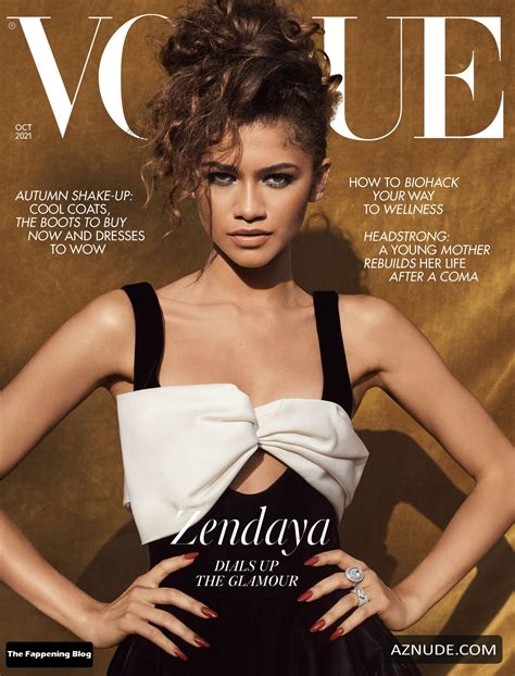 Zendaya Sexy Seen Showing Off Her Hot Legs In A Vogue Photoshoot Aznude