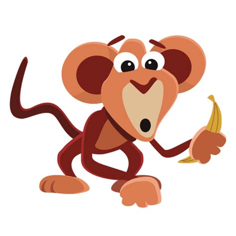 Funny Monkey Cartoon Png And Svg Design For T Shirts