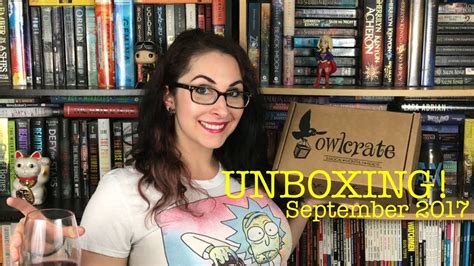 The Naughty Librarian Owlcrate Unboxing September 2017 YouTube