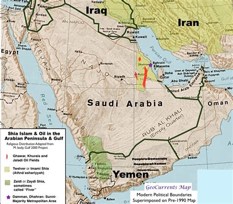 Saudi Arabia Route Map