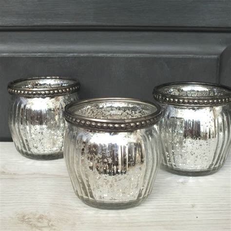 4.5 out of 5 stars. Large Mercury Glass Candle Holder By Magpie Living ...