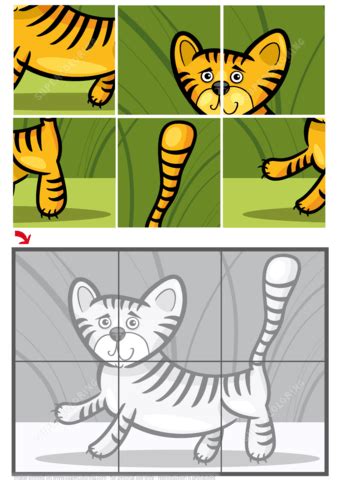 Themes > online activities & games > online jigsaw puzzles en español related > inventions kids love | toys and games. Cute Little Tiger Jigsaw Puzzle Puzzle games | Toddler ...