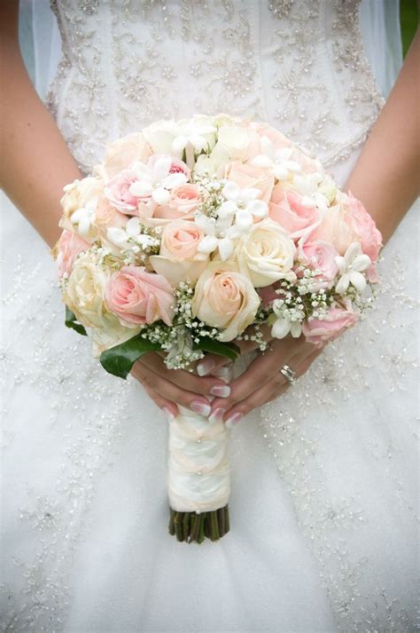 Light Pink Rose Bridal Bouquets Wedding Bouquets Pink White Roses