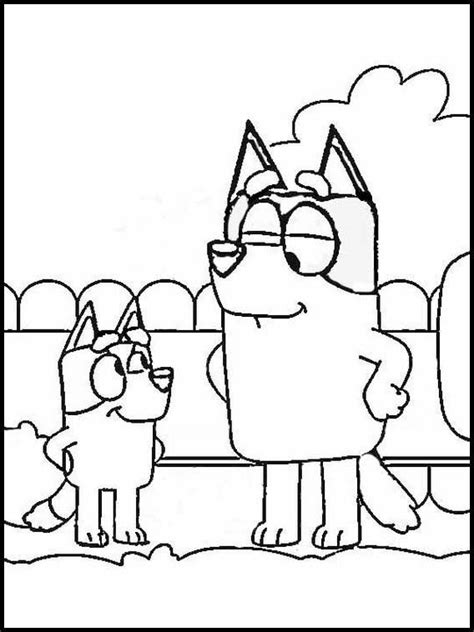 Bluey Coloring Pages 9 Cartoon Coloring Pages Kids Colouring