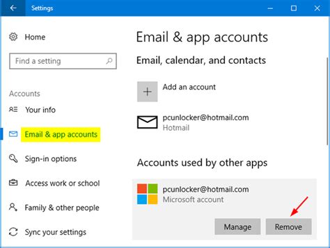 Delete How To Remove Microsoft Account From Windows 10