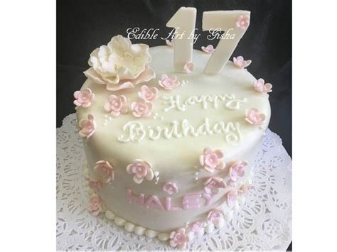 17th Birthday Cake 17 Birthday Cake Birthday Cake Girly Cakes