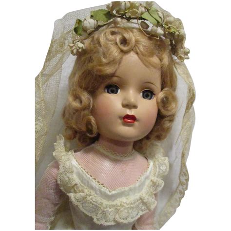 Vintage Rare 1950s Madame Alexander Margaret Bride Doll Tagged Original