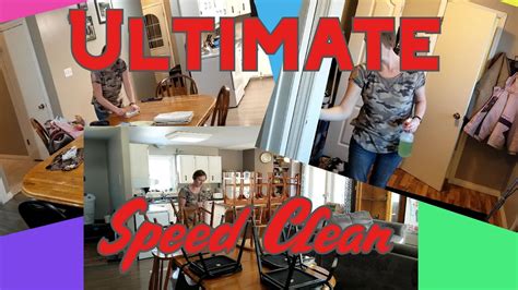 ultimate speed clean with me youtube