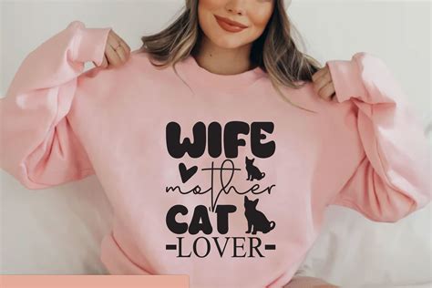 Wife Mother Cat Lover Graphic By Sgtee · Creative Fabrica