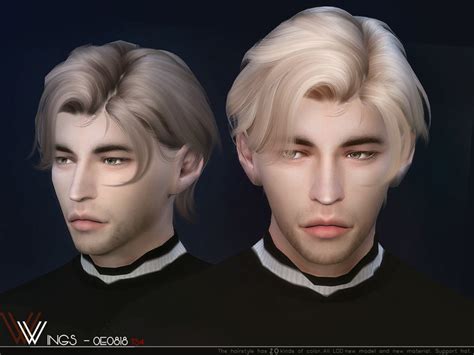 Sims 4 Hairs The Sims Resource Wings Oe0818 Hair