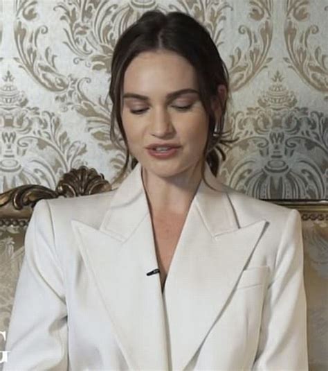 Lily James Says She Makes Mistakes In Video Unearthed After Dominic