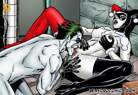 Rule 34 1girls Batman Series Dc Comics Female Harley Quinn Human Joker Leandro Comics Male