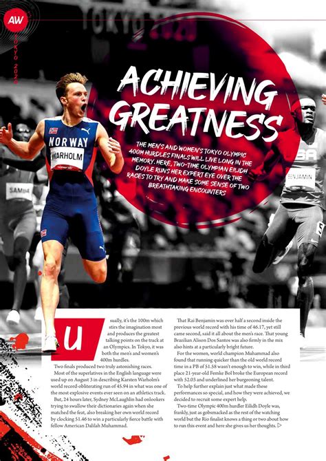 Aw Athletics Weekly Magazine Aw August 2021 Subscriptions Pocketmags