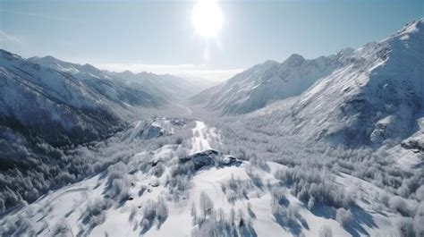 Premium Ai Image The Stunning Drone Footage Showcases A Breathtaking