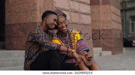 African Young Romantic Happy Couple Love Stock Photo 1624890214