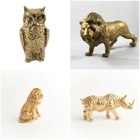 Buy Or Diy Gold Animals Gold Diy Gold Animals Diy Golden