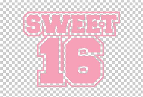 Sweet Sixteen Birthday Logo Brand T Shirt Png Clipart Angle Area