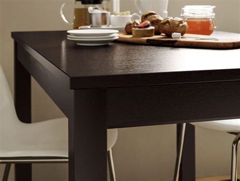 Laneberg Ikea Black Extendable Dining Table Furniture Home Living Furniture Tables Sets
